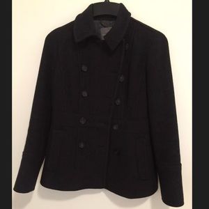 Jcrew Pea coat. Charcoal. XS. Wool.